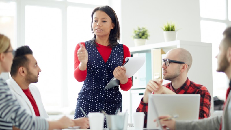 Un rapport d'activités dans une entreprise