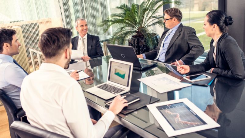 La direction d'une entreprise