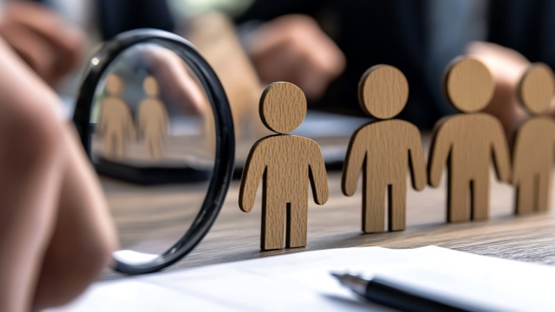 Un dirigeant d'entreprise qui analyse les indicateurs RH