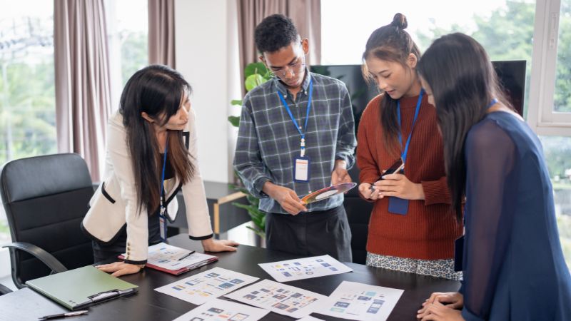 Une réunion sur la stratégie d'entreprise